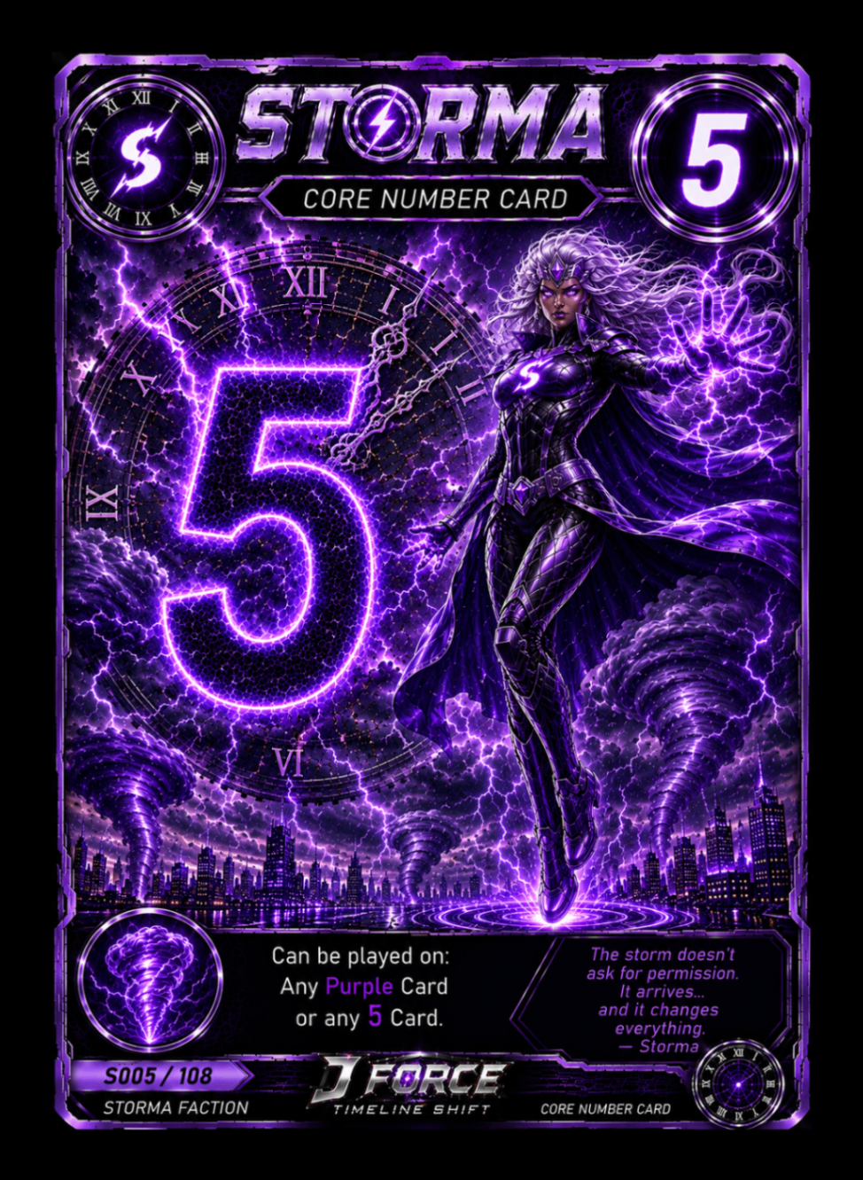 Storma Core Number Card 5
