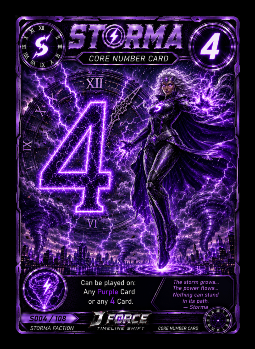 Storma Core Number Card 4