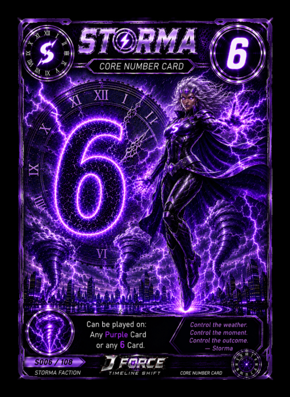 Storma Core Number Card 6