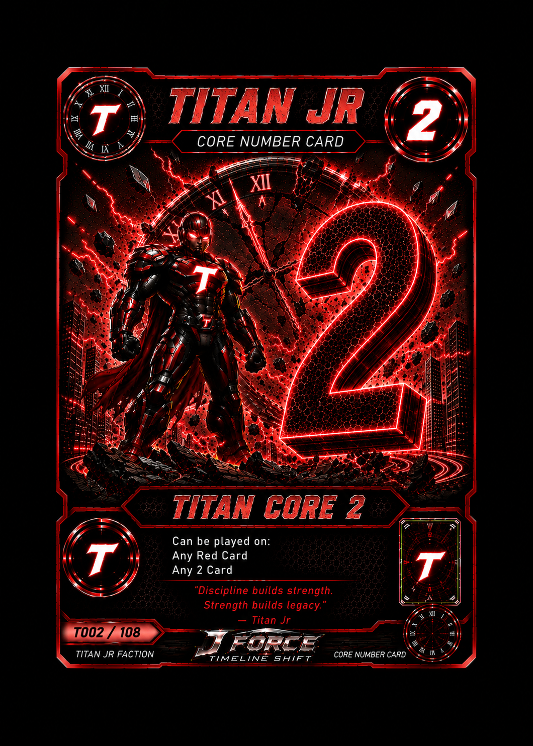 Titan Jr Core Number Card 2