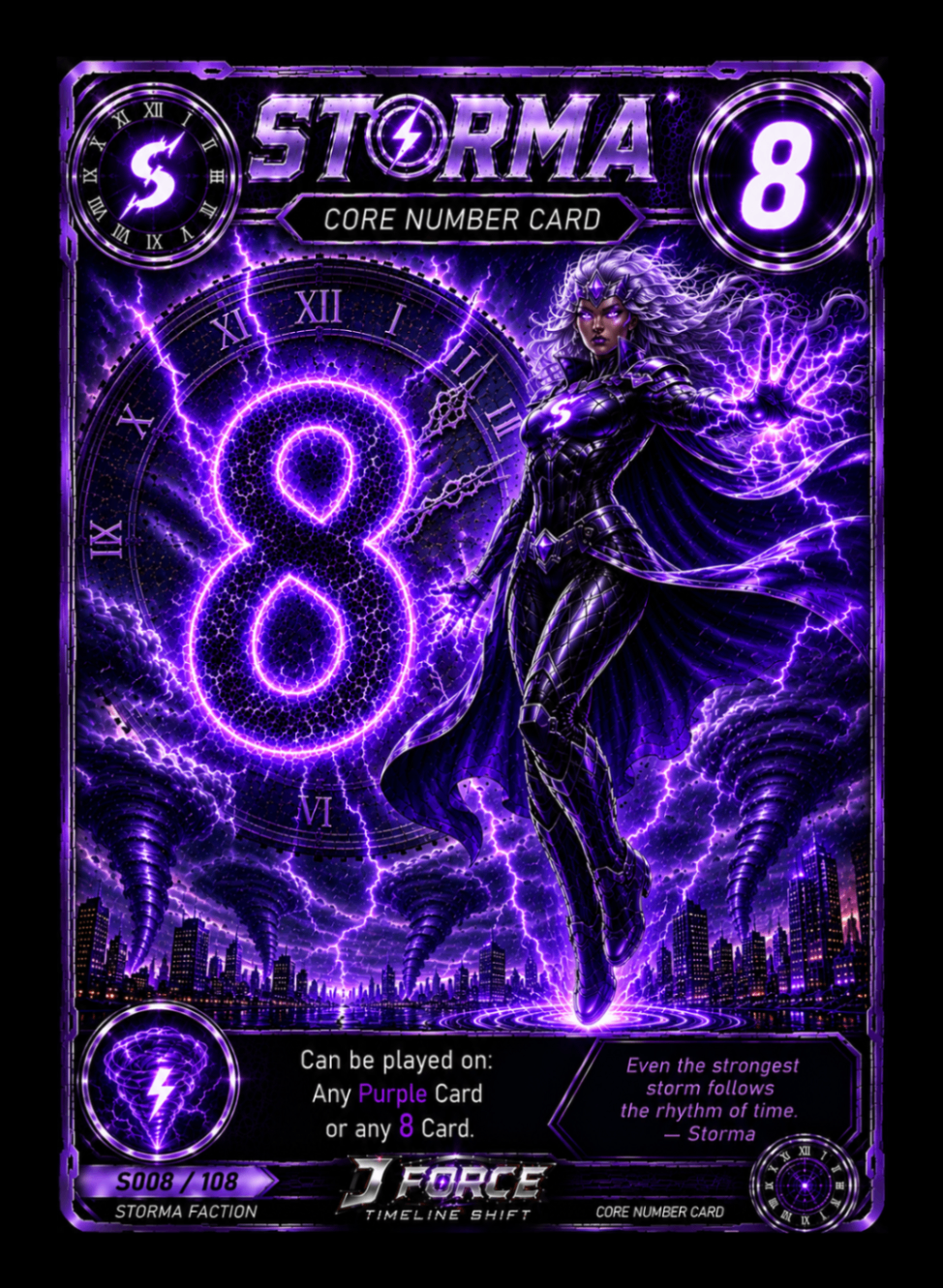 Storma Core Number Card 8