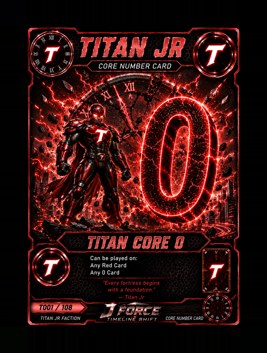 Titan Jr Core Number Card 0